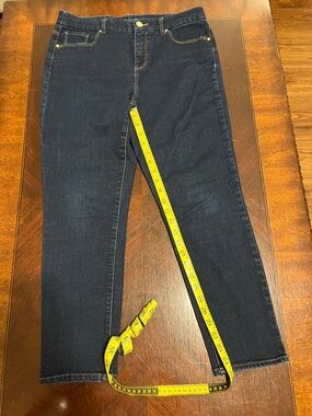 Chico’s Dark Blue Women's Stretch Jeans - Classic High Waist